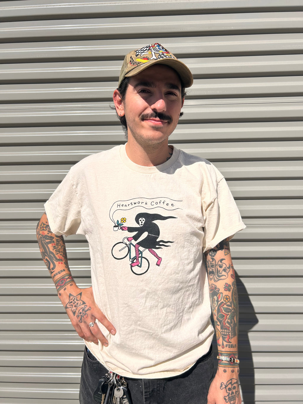 Heartwork Scumboy Reaper Cyclist T Shirt