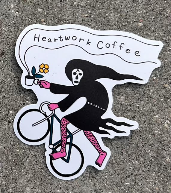 Heartwork X Scumboy Reaper Sticker